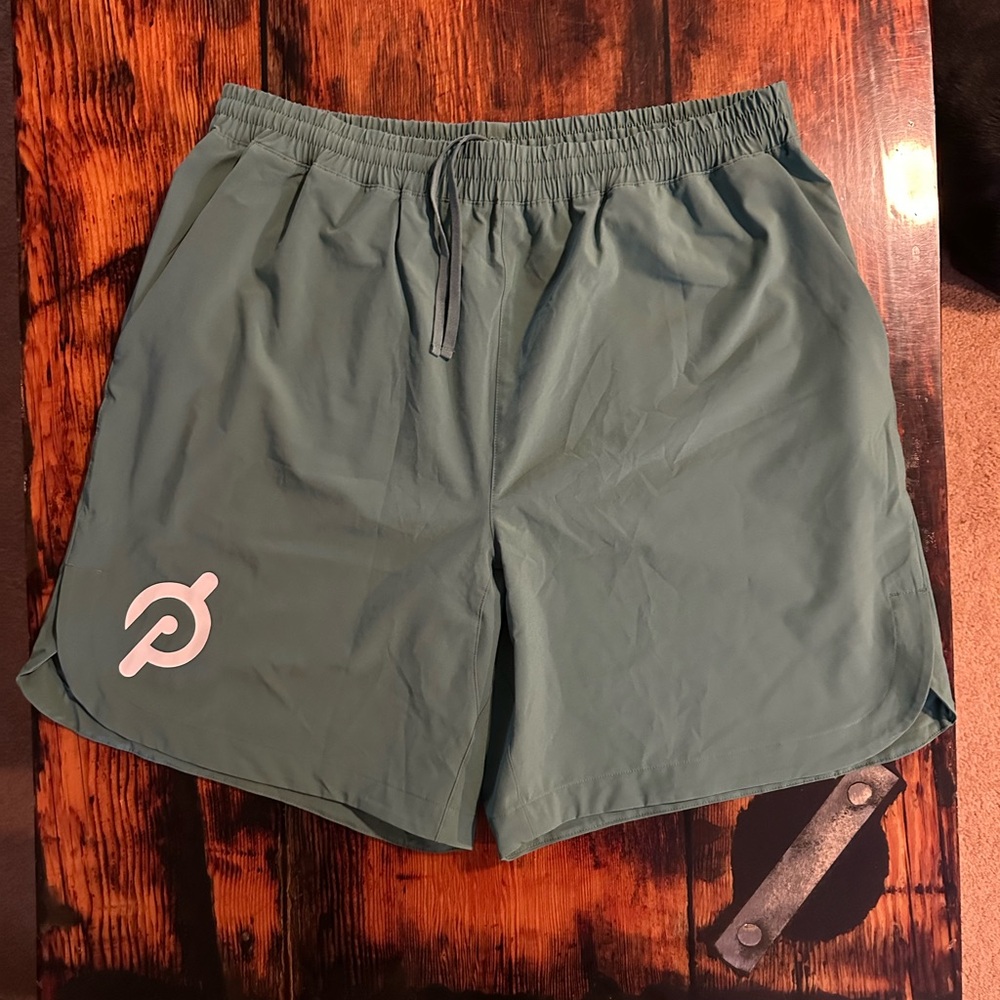 Peloton Men's Green Resistance Athletic Shorts